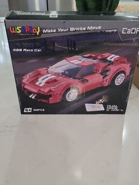 Red Race Car Building Set - 306pcs
